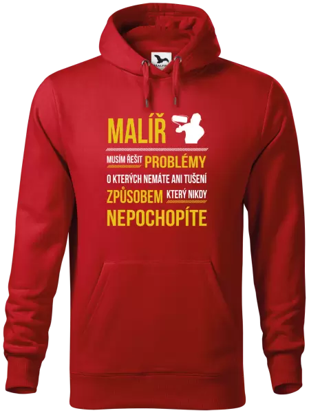 Pánská mikina Musím řešit problémy - malíř