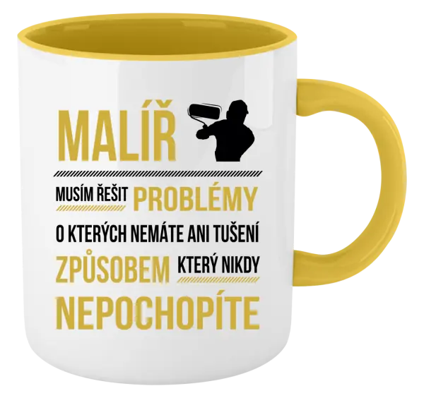 Hrnek Musím řešit problémy - malíř