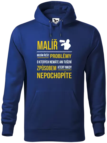 Pánská mikina Musím řešit problémy - malíř