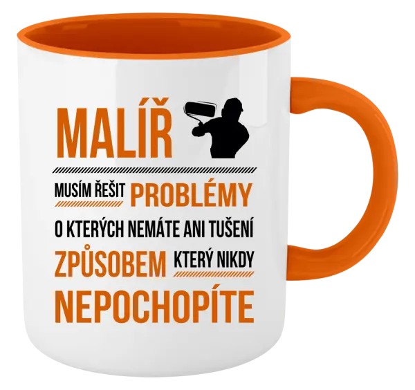 Hrnek Musím řešit problémy - malíř
