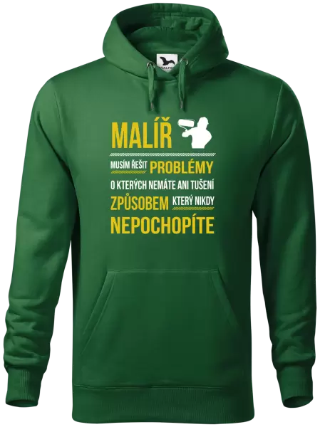 Pánská mikina Musím řešit problémy - malíř