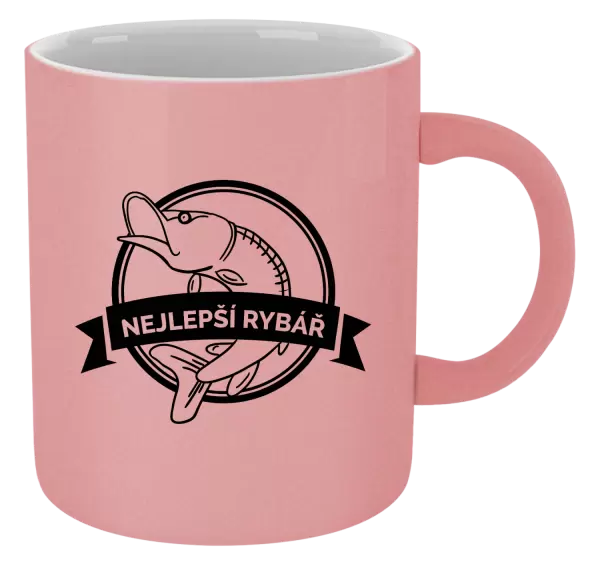 Metalický hrnek Nejlepší rybář