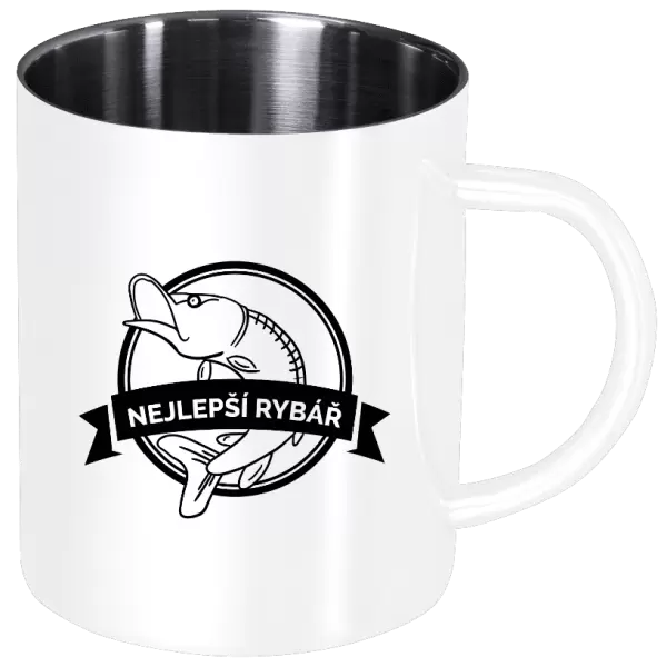 Nerezový hrnek Nejlepší rybář
