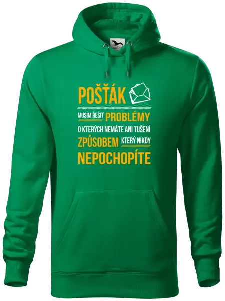 Pánská mikina Musím řešit problémy - pošťák