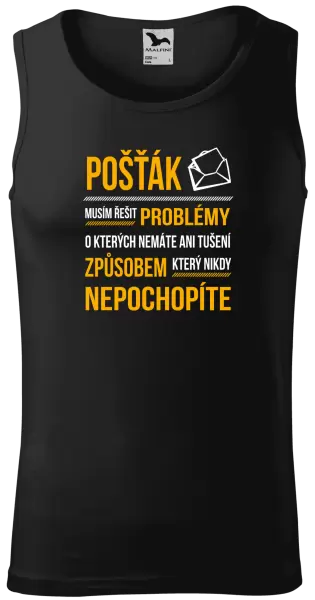 Pánské tílko Musím řešit problémy - pošťák
