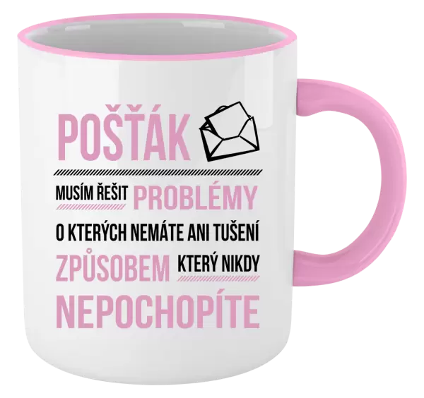 Hrnek Musím řešit problémy - pošťák