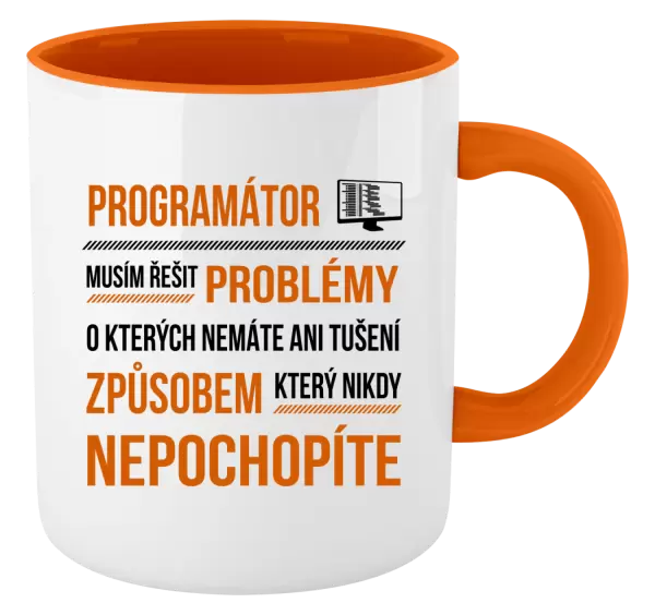 Hrnek Musím řešit problémy - programátor