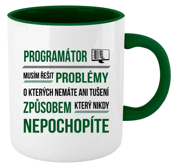 Hrnek Musím řešit problémy - programátor