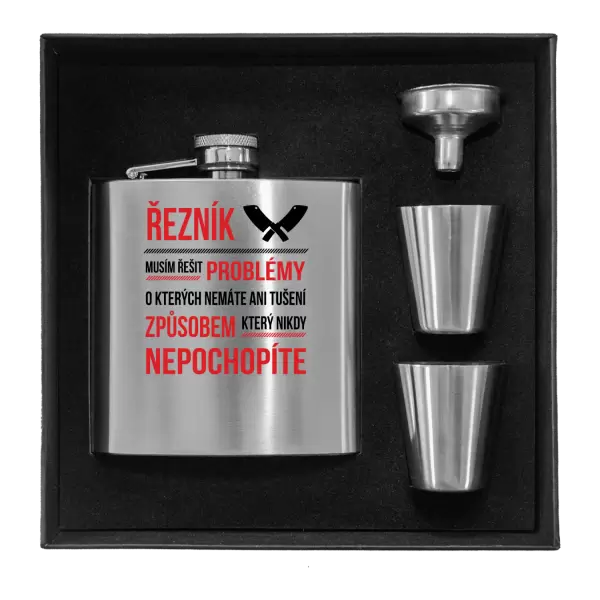 Placatka v krabičce Musím řešit problémy - řezník