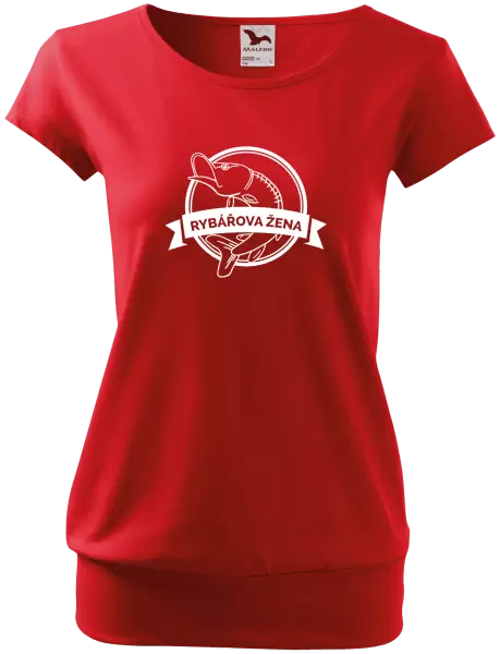 Dámské tričko Rybářova žena