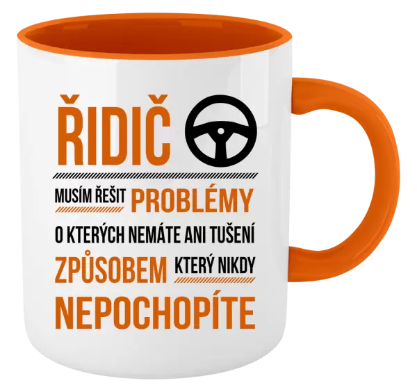 Hrnek Musím řešit problémy - řidič