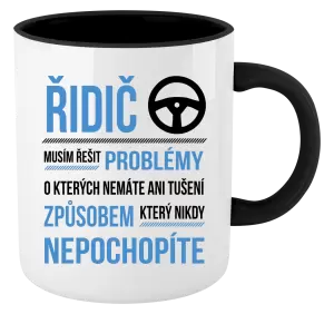 Hrnek Musím řešit problémy - řidič