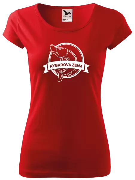 Dámské tričko Rybářova žena