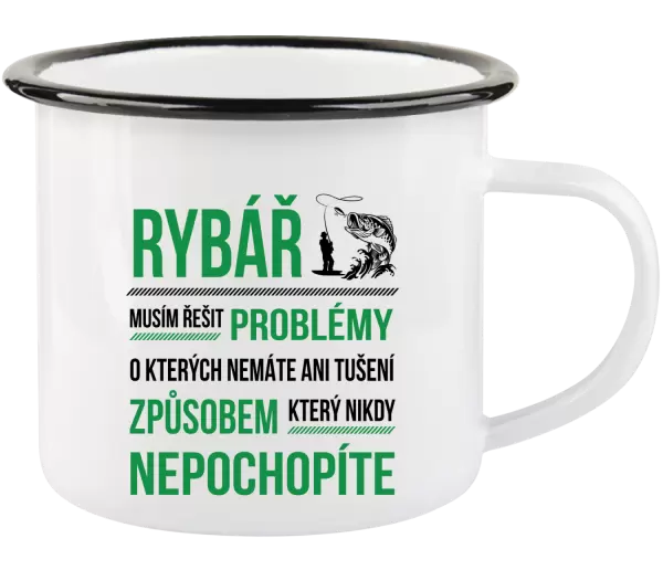 Plecháček Musím řešit problémy - rybář