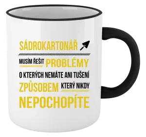Hrnek Musím řešit problémy - sádrokartonář