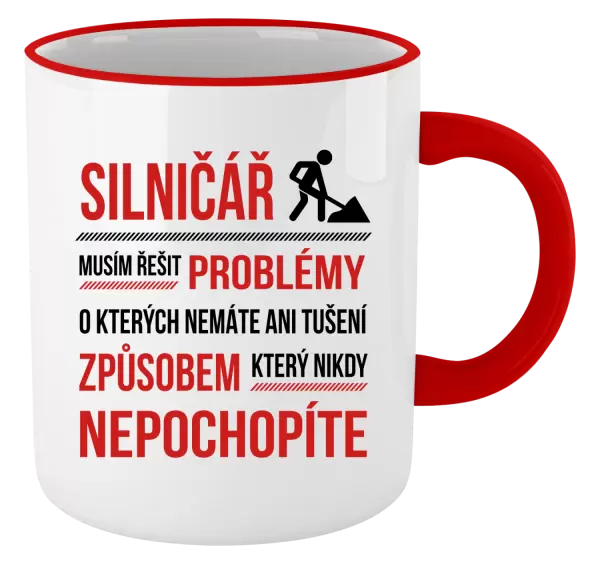 Hrnek Musím řešit problémy - silničář