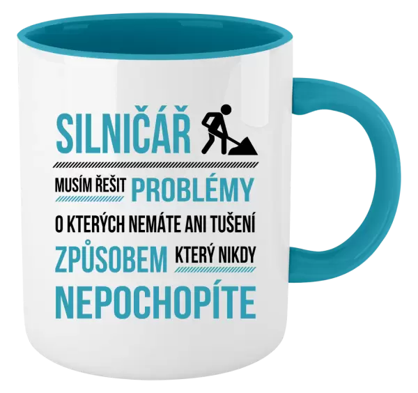 Hrnek Musím řešit problémy - silničář