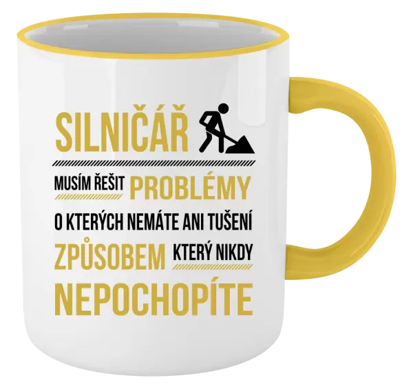 Hrnek Musím řešit problémy - silničář