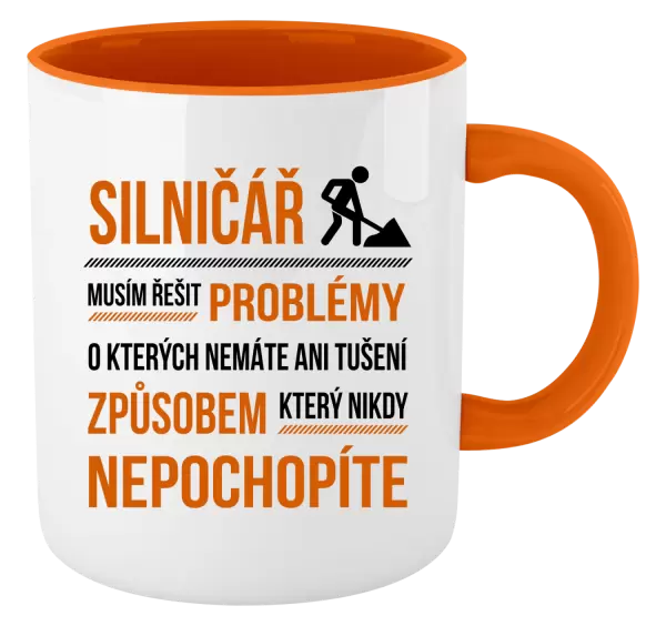 Hrnek Musím řešit problémy - silničář
