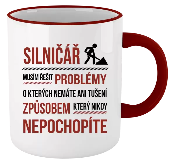 Hrnek Musím řešit problémy - silničář