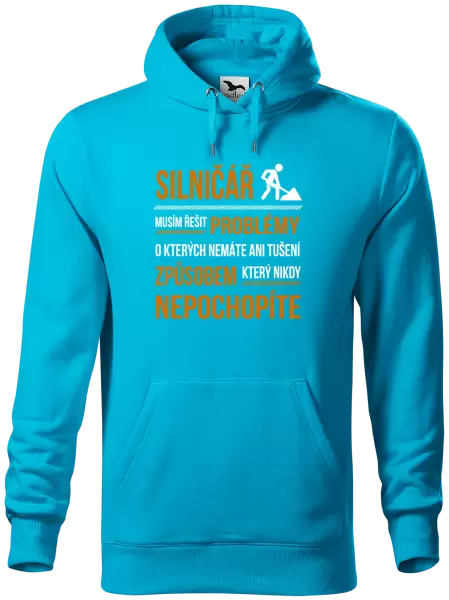 Pánská mikina Musím řešit problémy - silničář