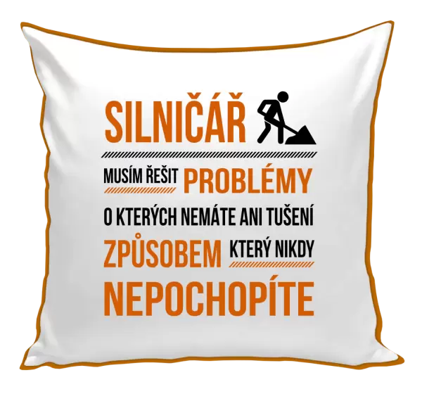 Polštář Musím řešit problémy - silničář
