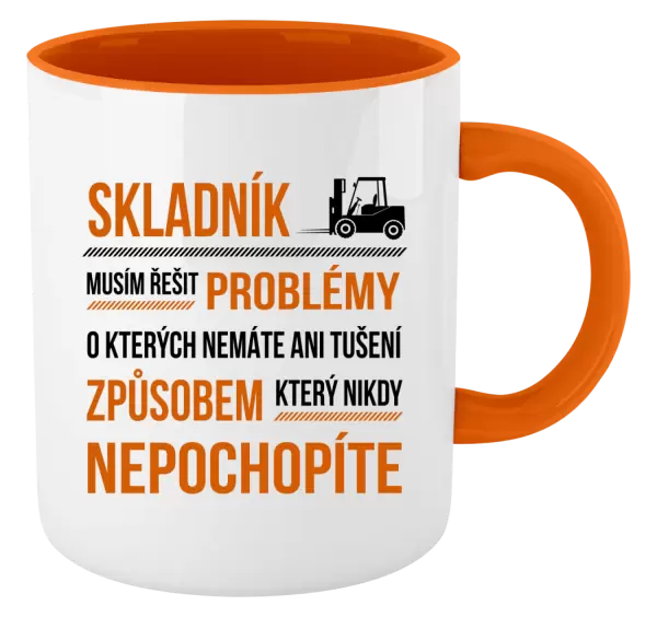 Hrnek Musím řešit problémy - skladník