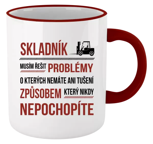 Hrnek Musím řešit problémy - skladník