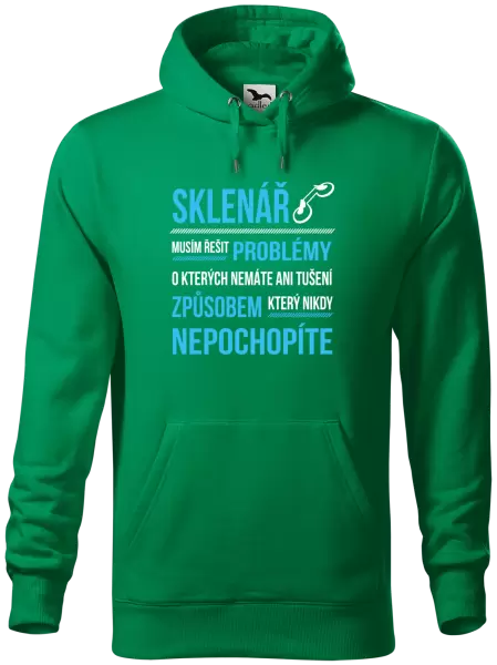 Pánská mikina Musím řešit problémy - sklenář