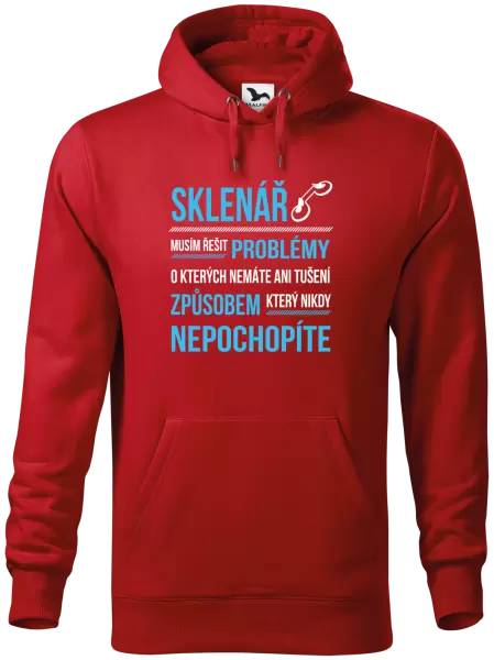Pánská mikina Musím řešit problémy - sklenář