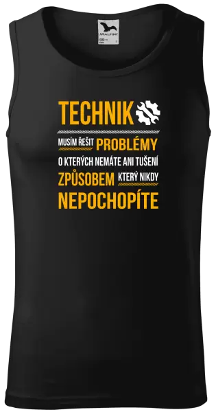 Pánské tílko Musím řešit problémy - technik