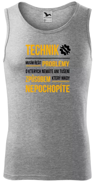 Pánské tílko Musím řešit problémy - technik