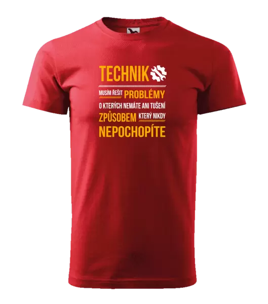 Pánské tričko Musím řešit problémy - technik