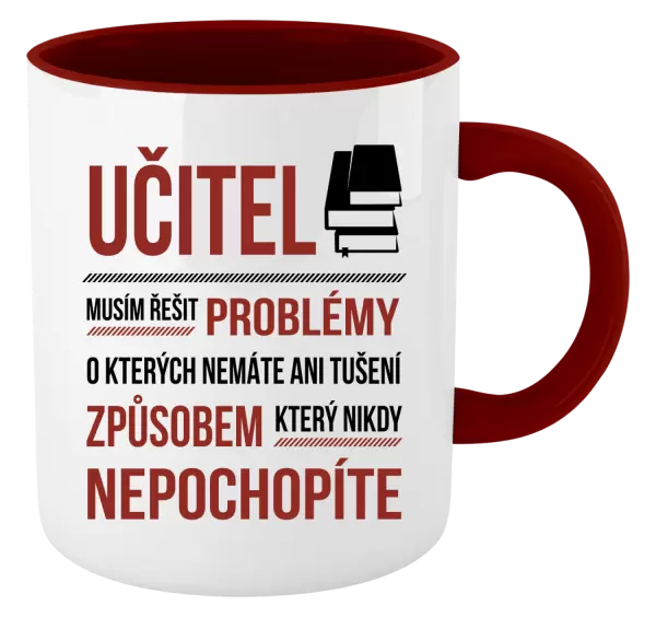 Hrnek Musím řešit problémy - učitel
