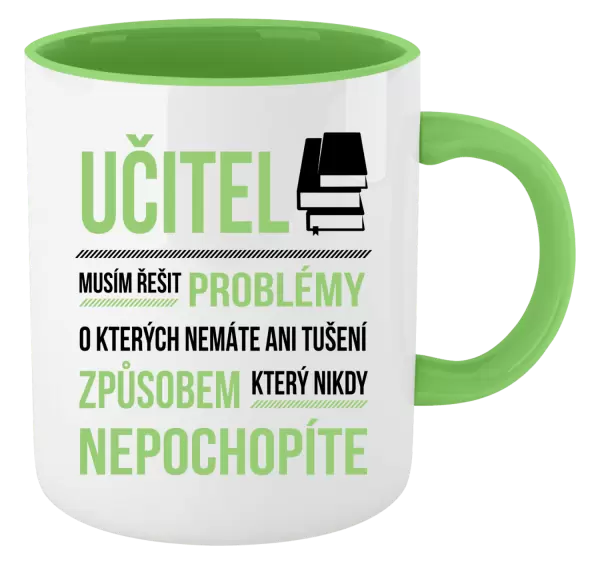 Hrnek Musím řešit problémy - učitel