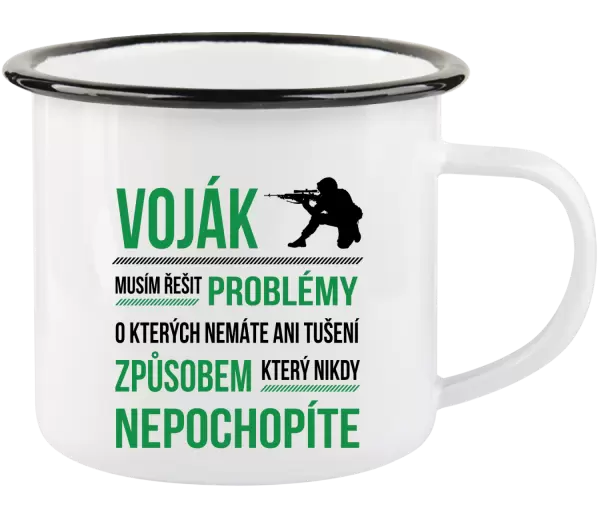 Plecháček Musím řešit problémy - voják
