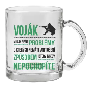 Hrnek Musím řešit problémy - voják