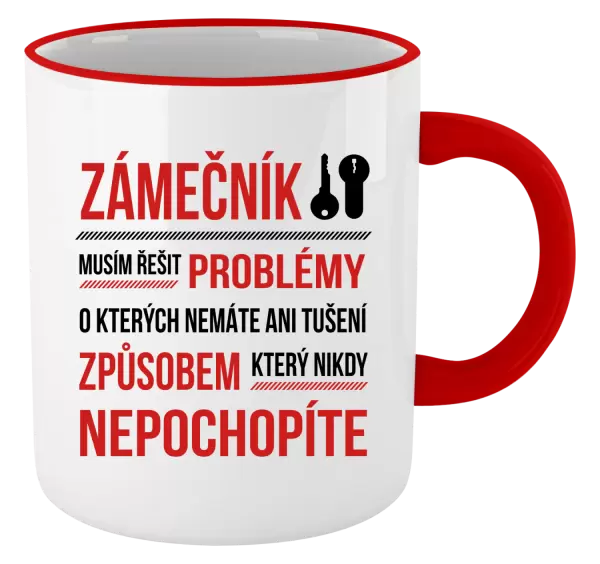 Hrnek Musím řešit problémy - zámečník