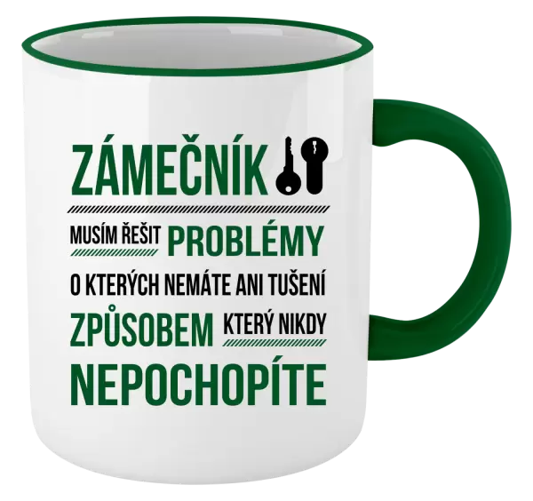 Hrnek Musím řešit problémy - zámečník