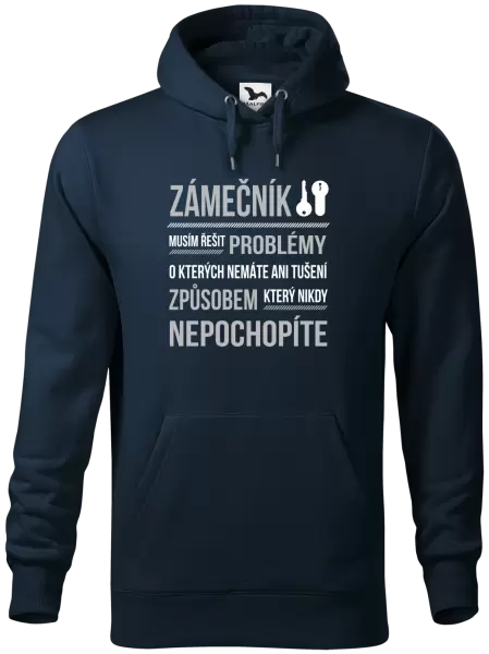 Pánská mikina Musím řešit problémy - zámečník