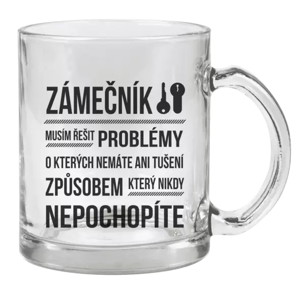 Hrnek Musím řešit problémy - zámečník