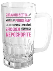 Půllitr Musím řešit problémy - zdravotní sestra
