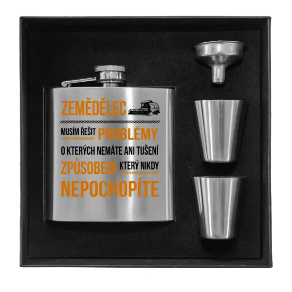 Placatka v krabičce Musím řešit problémy - zemědělec