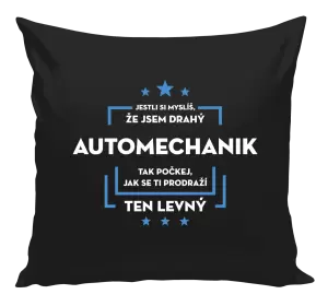 Polštář Jestli si myslíš, že jsem drahý - automechanik