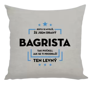 Polštář Jestli si myslíš, že jsem drahý  - bagrista