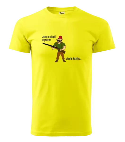 Pánské tričko Jsem nejlepší myslivec... ulovím každou.