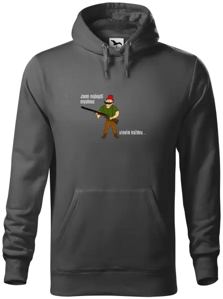Pánská mikina Jsem nejlepší myslivec... ulovím každou.