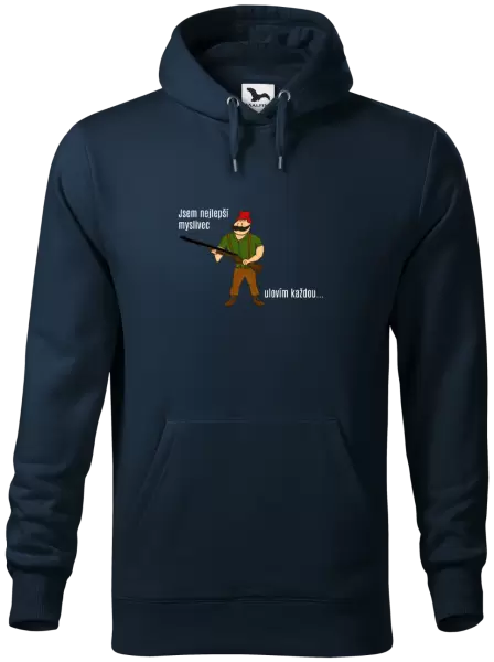 Pánská mikina Jsem nejlepší myslivec... ulovím každou.