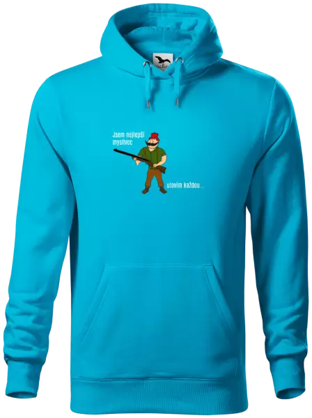 Pánská mikina Jsem nejlepší myslivec... ulovím každou.