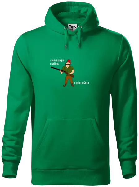Pánská mikina Jsem nejlepší myslivec... ulovím každou.